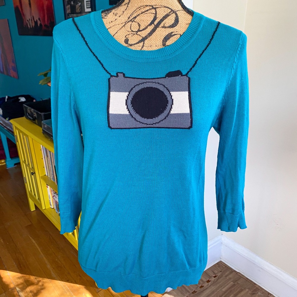 ModCloth Calling the Snapshots Sweater